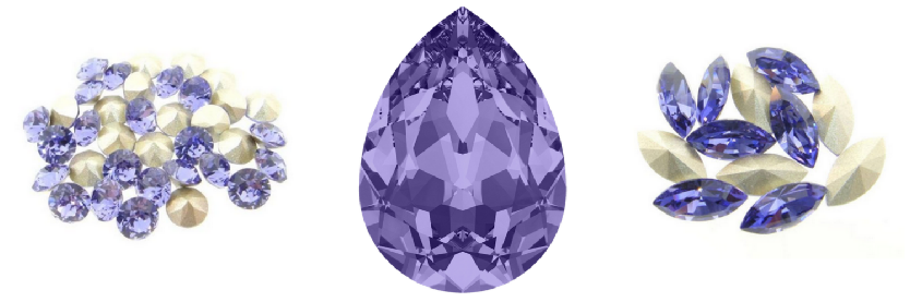 Swarovski Tanzanite Stones 