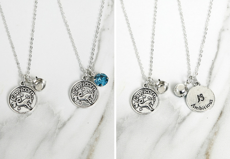 Capricorn Zodiac Necklace